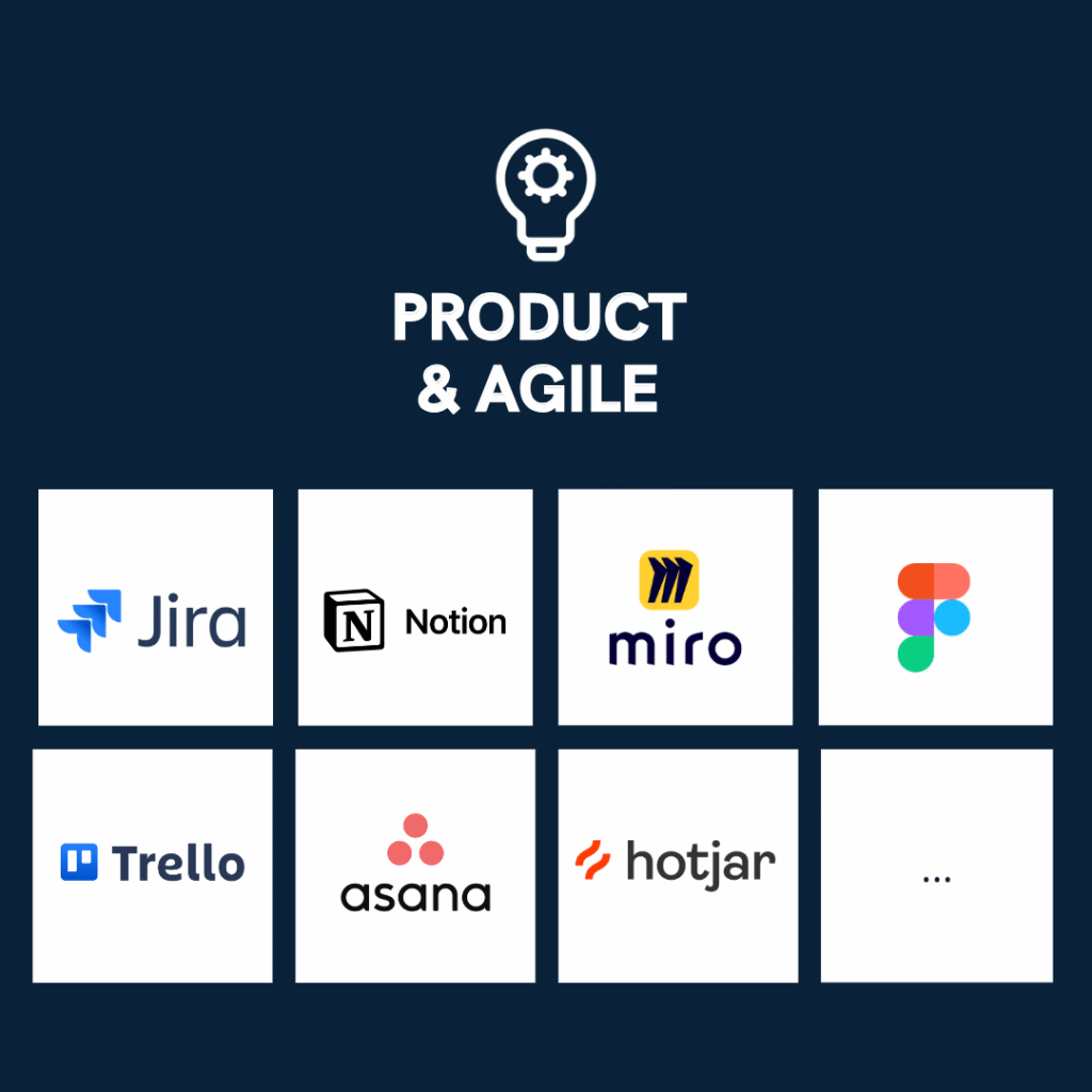 Ferramentas produtos agile MeDestrava!Tech